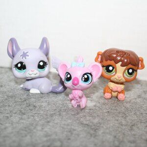 Littlest Pet Shop * Chinchilla #2135 / Perth Koala #269  / Guinea Pig #2148 L35